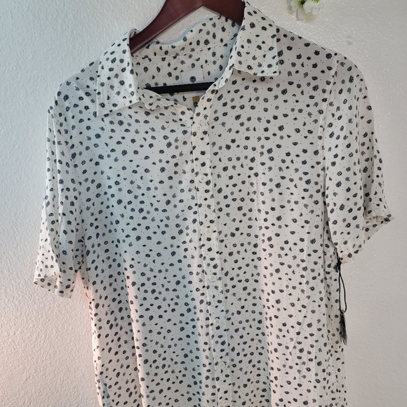 PARALLEL X LEAGUE THE DUKE WOVEN WHITE/BLACK MEN'S SIZE SMALL NEW WITH TAGS - Picture 9 of 16